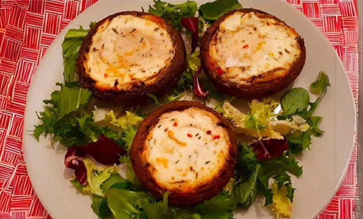 Champiñones rellenos