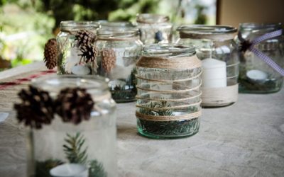 Decoración con materiales reciclados