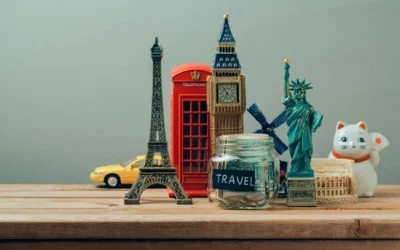 Decoración con recuerdos de viajes