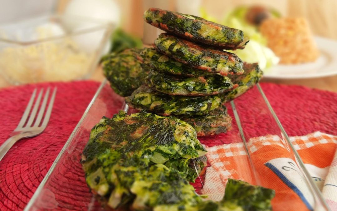 Mini tortillas de espinaca