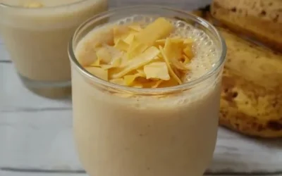 BATIDO DE PLATANO Y CANELA CON ESPECIAS