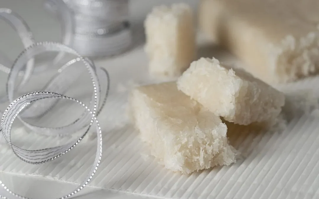 Turrón de coco casero