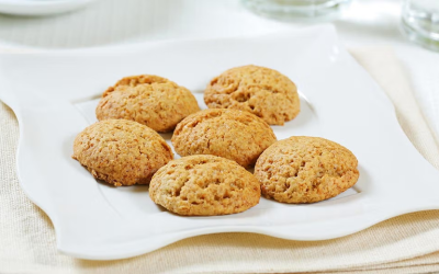 Galletas integrales de chía y naranja