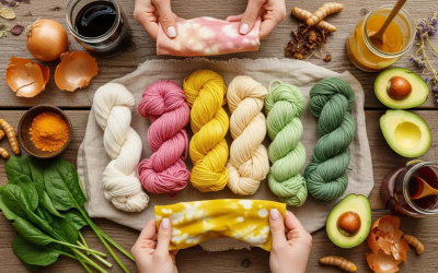 Tintes naturales y prendas artesanales en tendencia