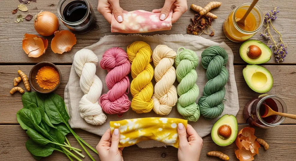 Tintes naturales y prendas artesanales en tendencia